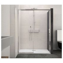 Paroi De Douche Blanc Sans Seuil 115 125cm Classic Macao Côté Gauche Kinedo Pa647btneg - Bricoman