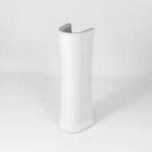 Colonne Pied De Lavabo Seule, Forme Arrondi En Céramique L.20 X H.68 Cm - Lpp - Tecnomat