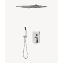 Système Douche Pluie Encastrable Au Plafond Chromé - Sirius - Tecnomat