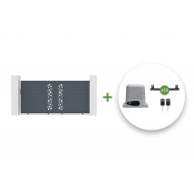 Portail Coulissant Motorisé 3m Sunny H.140cm + Motorisation Ranger C300 - Bricoman