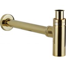 Siphon Abaissé Pour Lavabo Et Bidet En Or Vicario 890/t.04 - Or - Bricoman