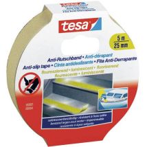 Bande Antidérapante Tesa 55580-00000-11 Blanc (l X L) 5 M X 25 Mm Acrylate 1 Pc(s) - Bricoman