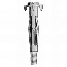 Blister De 25 Chevilles À Expansion À Verrouillage Hwa Avec Vis M 4 X Lt. 46 Mm - Cv04046bl - Alsafix - Bricoman