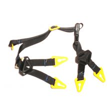 Lot De 10 - Jugulaire Textile Réglable - 4 Points - Bricoman