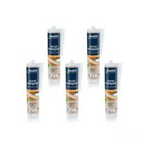 Mastic Bostik Acryl Parquet Chêne Clair 300ml X5 - Bricoman