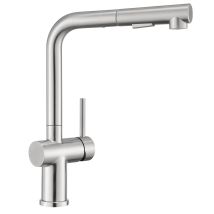 Lovhaus Robinets De Cuisine Extensibles, Haute Pression, Robinet De Cuisine Avec Douchette, 2 Types De Jet, Robinet Pivotant À 360° - Tecnomat