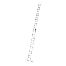 Echelle Coulissante À Main 2 Plans 2x15 Échelons En Aluminium 7,6m/8,4m Hailo Profistep Duo - Bricoman