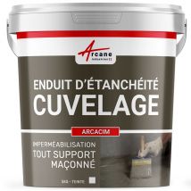 Enduit D'Étanchéité Hydrofuge Pour Support Maçonné - Arcacim - 5 Kg Blanc - Arcane Industries - Bricoman