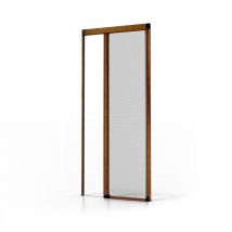 Moustiquaire Alu. Pour Porte Avosdim À Enroulement Latérale Recoupable H230xl140cm Chêne Dôré - Bricoman