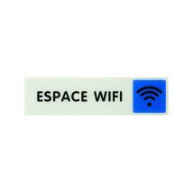 Thirard - Plaque De Signalisation Espace Wifi, Plexiglass Adhésif, 170x45mm - Thirard - Bricoman