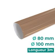 Tuyau De Descente Circulaire Cuivre Diam.100 Mm En Aluminium L.3 M Aluhome - Bricoman
