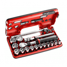 Coffret Douilles Dbox (21 Pcs) 6 Pans Métriques 1/2" - Facom Sl.dbox1pb - Bricoman