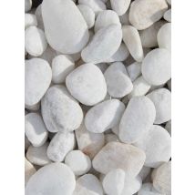 Crystal White Galets Blancs 500kg Minibag 0,35m3 (16 - 25mm) - Tecnomat