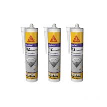 Lot De 3 Colles Mastic Sika Sikaflex-112 Crystal Clear - Transparent - 290ml - Bricoman