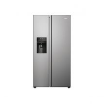 Haier Sbs 90 Serie 3 Hsr3918eimp Frigo Américain Pose Libre 515 L E Platine, Acier Inoxydable - Bricoman