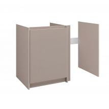 Meuble Sous Évier Moderna Urban 120x60 Hauteur 85cm Couleur Argile 1 Porte 1 Étagère 1 Panneau Latéral - Bricoman