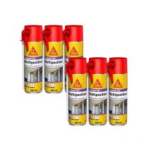 Lot De 6 Mousses Polyuréthane Sika - Sikaboom 151 Multiposition - 500 Ml - Bricoman