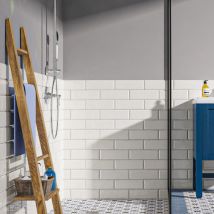 Carrelage Mur Mat Ceragni Biseauté Metro Blanc 001 | M10x30 (carton Avec 32 Unités = 0,96 M2) - Bricoman