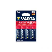 4 Piles Longlife Varta Aa Max Power Alcaline - Bricoman