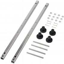 Kit Pieds Métalliques Pour Baignoire Acrylique Largeur De 80 À 90cms Réglables En Hauteur - Bricoman
