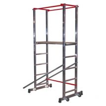 Echafaudage Escalux V18072 "stratus 140" Aluminium Roulant H 3m60 - Bricoman