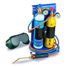 Chalumeau Bi-gaz Oxygène Propane Pro 3300°c : Kit Complet Soudage & Brasage, Coupe Acier 5 Mm, Détendeurs, Manomètres Kemper - Bricoman