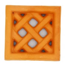 Grille D'Aération Claustra Terre Cuite - 13x13 Cm (rouge) - Bricoman