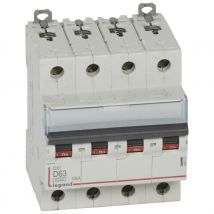 Disjoncteur 63a 10ka Courbe D Tétrapolaire Legrand Dx3 Vis / Vis - Bricoman
