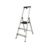 Escabeau 3 Marches Centaure Mb Hauteur Accès 2,60m Aluminium Laqué Plateforme 0,57m - Bricoman