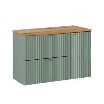 Meuble Sous-vasque 90cm Jade Vert - Bricoman