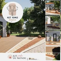 Kit Aménagement Jardin Tanzanie 10m2 - Bricoman