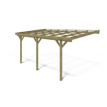 Carport, Abri De Voiture 3x5.24 M - 15 M2 - Adossé - Car7-2 - Altanka - Bricoman