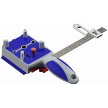 Tivoly • Guide De Perçage Pour Chevilles Ø6-8-10mm •gabarit Pour La Réalisation D'Assemblages Avec Tourillons •perçage Ø 6/8/10mm •epaisseur Max 50mm 