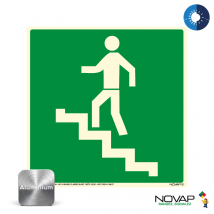Panneau Photoluminescent Escalier De Montée - Alu 200x200mm - 4013046 - Bricoman
