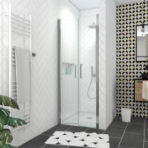 Pack Paroi De Douche 90x200 Cm + Receveur De Douche A Carreler 90x140 Recoupable - Bricoman