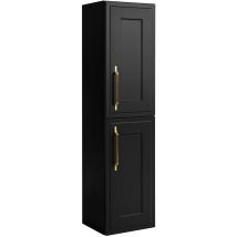 Meuble Colonne Suspendu De Salle De Bain Classic Noir 35 X 136 Cm - Tecnomat