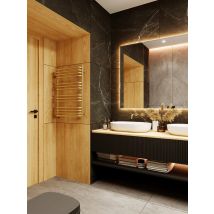 Sèche Serviette Électrique Doré - Emma - 1000 Watt - 158 X 60 - Bricoman