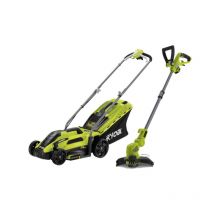 Pack Ryobi Tondeuse Électrique 1300w 33cm Rlm13e33s - Coupe Bordures Et Dresse Bordures 500w Rlt5127 - Bricoman