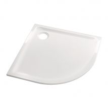 Receveur Geberit Prima Devient Renova Ceramique D'Angle 90 X 90 Ultra-plat A Poser/a Encastrer Avec Traitement Antigliss Emaille 4 Cotes Traitement - 