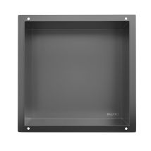 Balneo Niche Murale Sans Cadre Graphite Wall-box No Rim Gun Metal 30x30x10 Cm - Bricoman