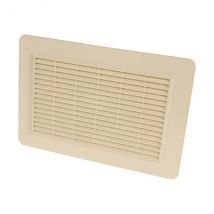 Nicoll Grille Façade Applique Horiz Moustiquaire 200cm² Sable - Bricoman