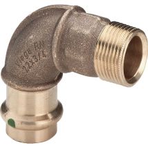 Coude 90° Bronze À Sertir Sanpress Mf - Fig 223n - 16mm 15x21 - Tecnomat