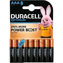 Pile Duracell Optimum Aaa X8 - Bricoman