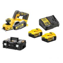 Rabot Sans Fil Dewalt Dcp580p2-qw 18v Xr 82 Mm + 2x5ah Tstak - Bricoman