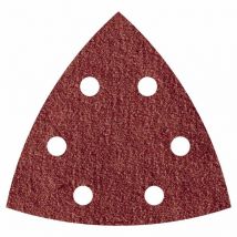 Fogli Abrasivi 95mm Per Levigatrici Triangolare Set 5 Pz Wolfcraft - 240 5-pezzi - Bricoman