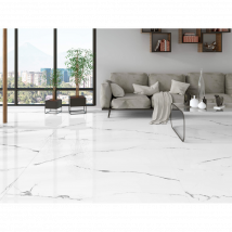 Carrelage Intérieur Effet Marbre Aura 60x120 Cm - Bricoman