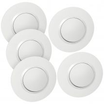 Lot De 5 Interrupteurs Va-et-vient Dooxie, Blanc, Legrand - Bricoman