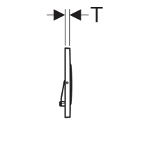 Geberit - Plaque De Déclenchement Geberit Sigma20 Pour Rinçage Double Touche, À Visser - 115.889.sn.1 - Bricoman
