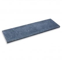 Dessus De Marche Pierre Bleue Du Vietnam 100x30x3 Cm Bord Droit (à L'Unité) - Ro'ma Nature - Bricoman