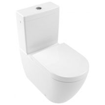 Villeroy & Boch Subway 2.0 Wc À Fond Creux Sans Bord Pour Combinaison, Ovale, Au Sol, Directflush, 370x700x400mm, 5617r0r1, Farbe: Céramique Blanche -